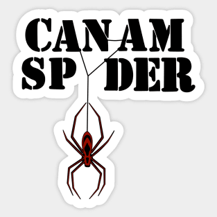 Can-am black and red Sticker